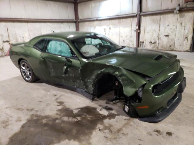 2C3CDZKG6MH677348 - 2021 DODGE CHALLENGER GT GREEN photo 4