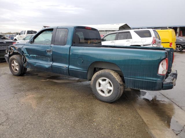 1B7GL23X3VS268403 - 1997 DODGE DAKOTA GREEN photo 2