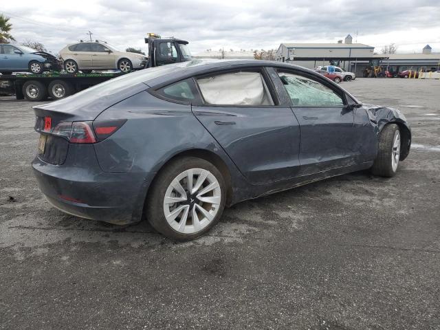 5YJ3E1EA6NF242970 - 2022 TESLA MODEL 3 CHARCOAL photo 3