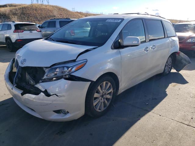 5TDDK3DC6FS118450 - 2015 TOYOTA SIENNA XLE WHITE photo 1