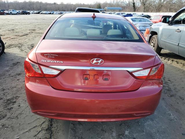 5NPEB4AC3CH463466 - 2012 HYUNDAI SONATA GLS MAROON photo 6