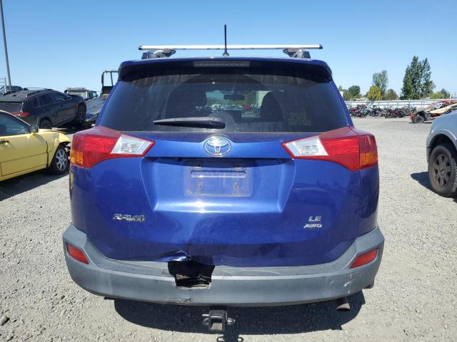 2T3BFREV6FW343299 - 2015 TOYOTA RAV4 LE BLUE photo 6