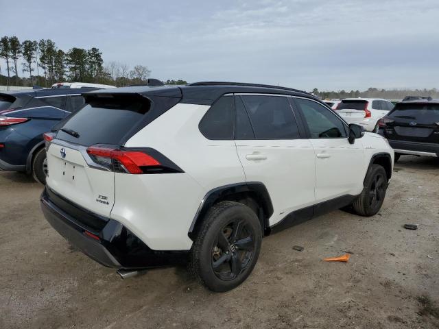 JTMEWRFV7LJ047889 - 2020 TOYOTA RAV4 XSE WHITE photo 3