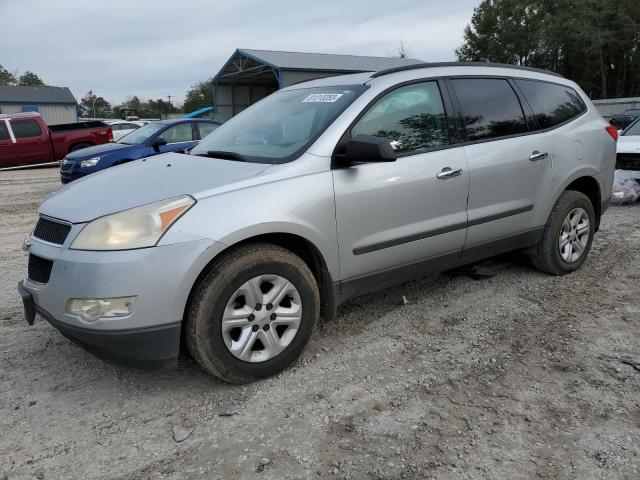 1GNKRFED3BJ278117 - 2011 CHEVROLET TRAVERSE LS SILVER photo 1