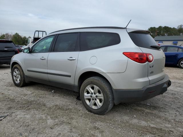 1GNKRFED3BJ278117 - 2011 CHEVROLET TRAVERSE LS SILVER photo 2