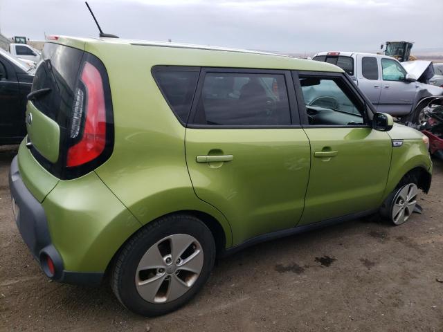 KNDJN2A21G7860735 - 2016 KIA SOUL GREEN photo 3