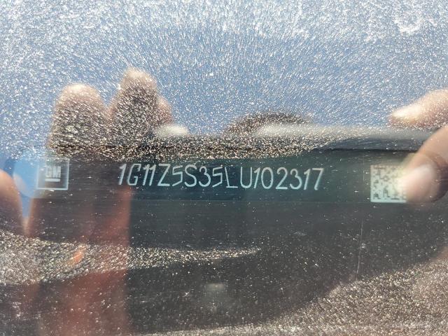 1G11Z5S35LU102317 - 2020 CHEVROLET IMPALA LT SILVER photo 13