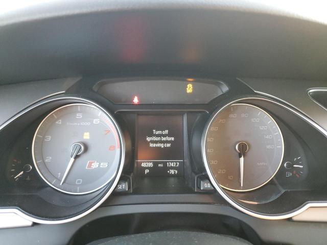 WAUCGAFR5FA034343 - 2015 AUDI S5 PREMIUM PLUS ნაცრისფერი ფოტო 9