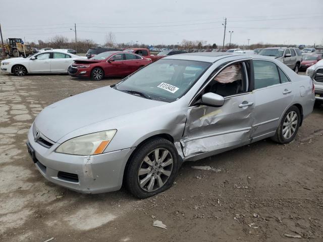 1HGCM66537A044717 - 2007 HONDA ACCORD EX SILVER photo 1