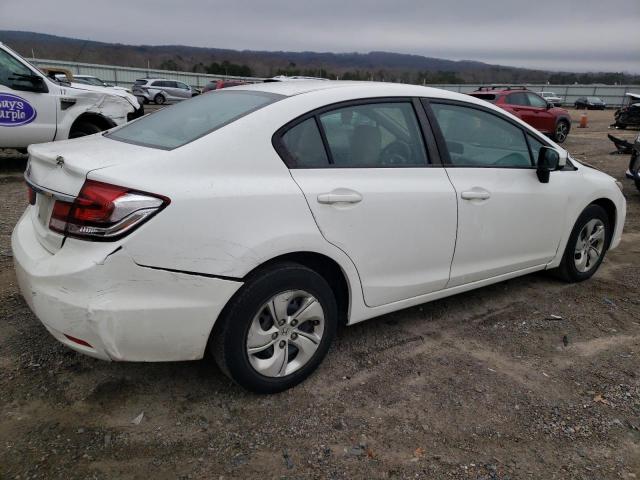 19XFB2F50EE033811 - 2014 HONDA CIVIC LX WHITE photo 3