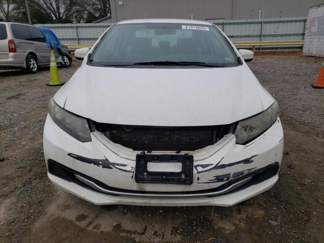 19XFB2F50EE033811 - 2014 HONDA CIVIC LX WHITE photo 5