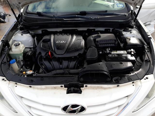 5NPEB4AC8DH586780 - 2013 HYUNDAI SONATA GLS WHITE photo 11