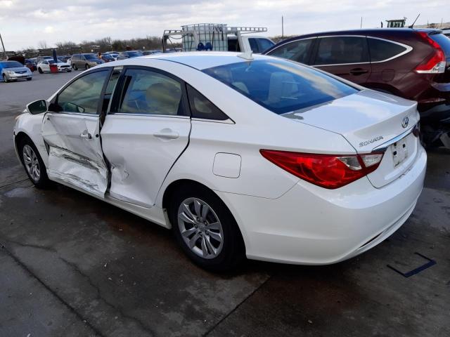 5NPEB4AC8DH586780 - 2013 HYUNDAI SONATA GLS WHITE photo 2