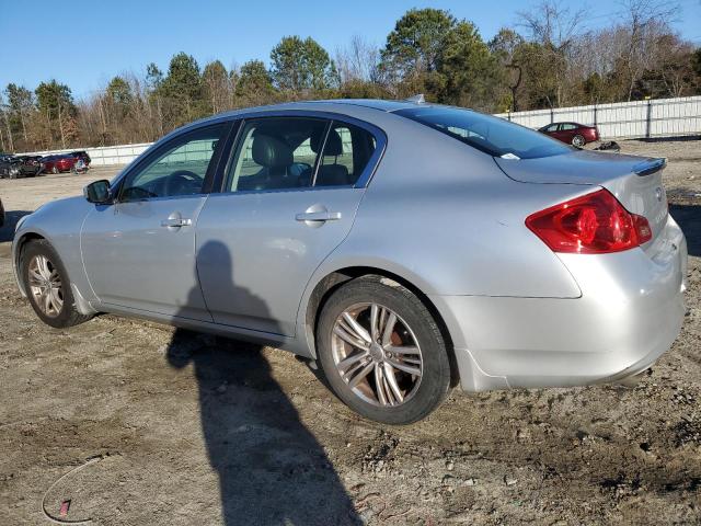 JN1CV6AR6AM453146 - 2010 INFINITI G37 SILVER photo 2