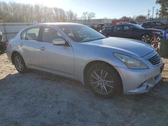 JN1CV6AR6AM453146 - 2010 INFINITI G37 SILVER photo 4