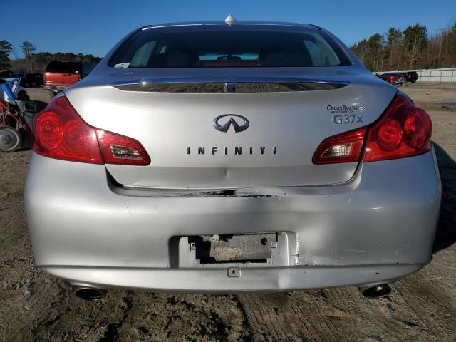 JN1CV6AR6AM453146 - 2010 INFINITI G37 SILVER photo 6