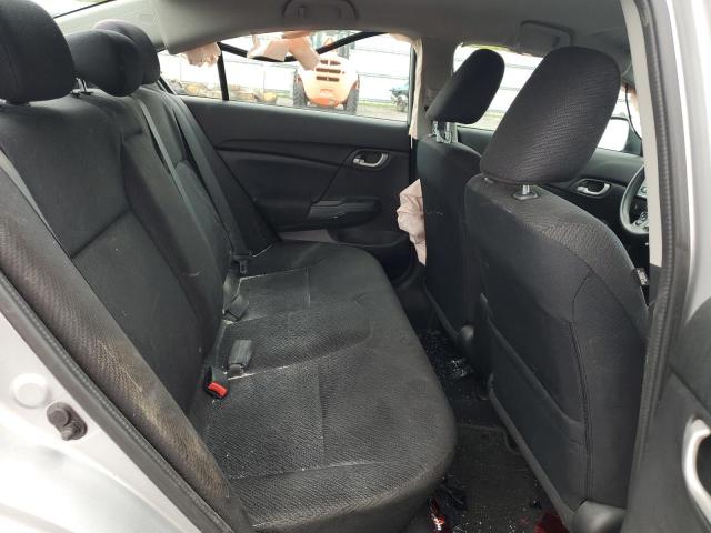 2HGFB2F54DH530722 - 2013 HONDA CIVIC LX SILVER photo 10