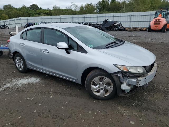 2HGFB2F54DH530722 - 2013 HONDA CIVIC LX SILVER photo 4