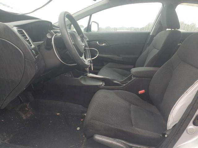 2HGFB2F54DH530722 - 2013 HONDA CIVIC LX SILVER photo 7