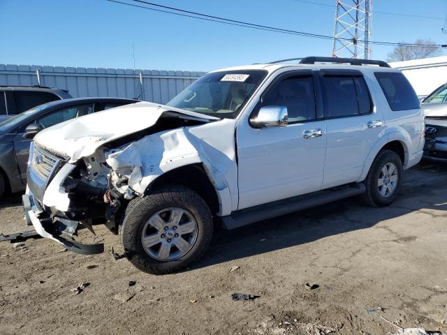 1FMEU73E99UA39701 - 2009 FORD EXPLORER XLT WHITE photo 1