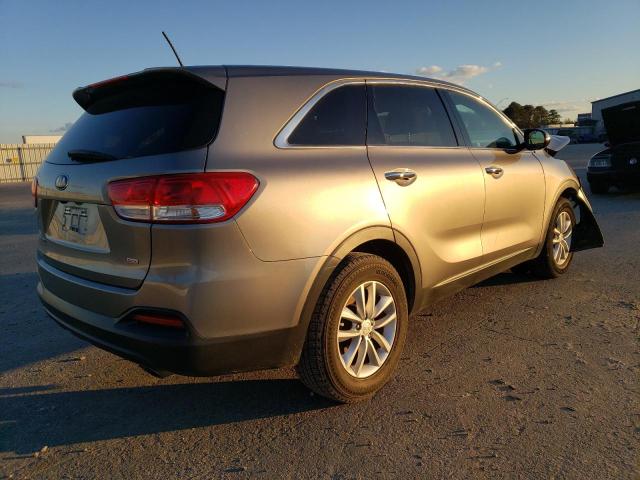 5XYPG4A34JG426618 - 2018 KIA SORENTO LX TAN photo 3