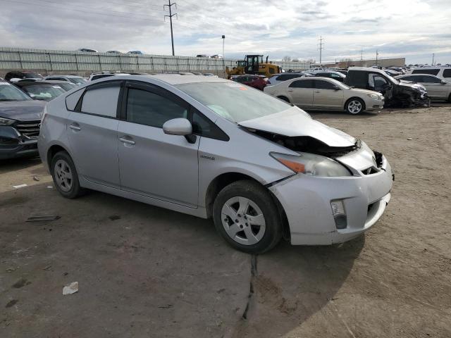 JTDKN3DUXA0183983 - 2010 TOYOTA PRIUS GRAY photo 4