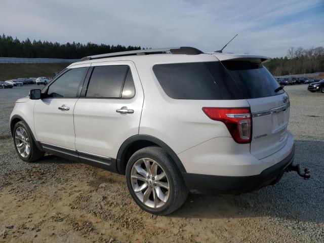 1FM5K7F83EGB48627 - 2014 FORD EXPLORER LIMITED WHITE photo 2