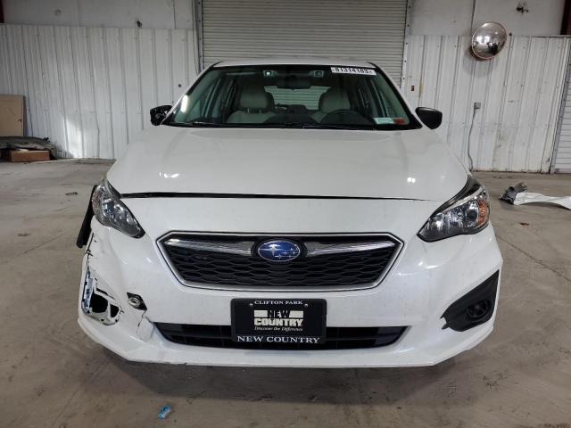 4S3GTAB64K3707195 - 2019 SUBARU IMPREZA WHITE photo 5