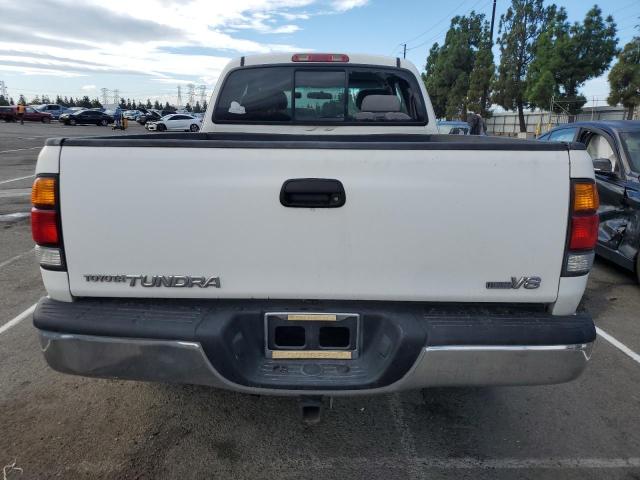 5TBRT34191S186969 - 2001 TOYOTA TUNDRA ACCESS CAB WHITE photo 6