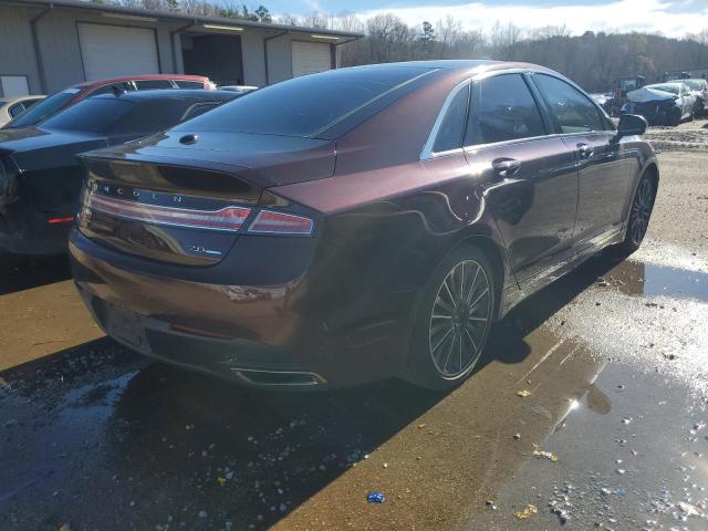 3LN6L2G9XDR814997 - 2013 LINCOLN MKZ BURGUNDY photo 3