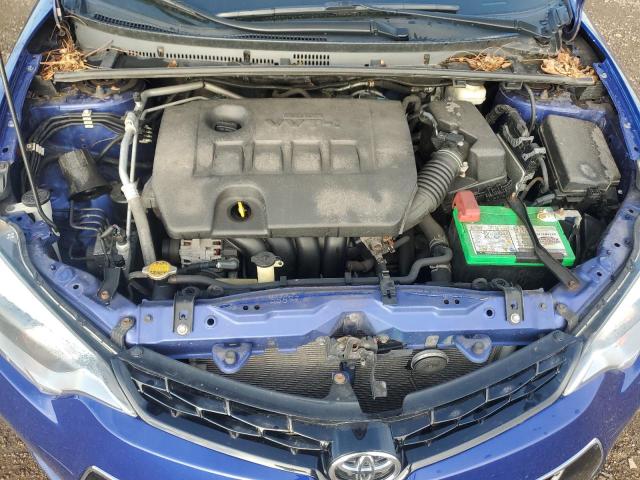 2T1BURHE0FC406229 - 2015 TOYOTA COROLLA L BLUE photo 11