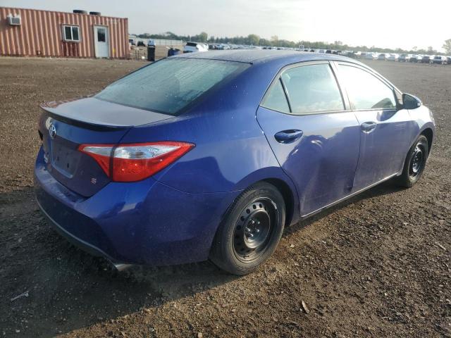 2T1BURHE0FC406229 - 2015 TOYOTA COROLLA L BLUE photo 3