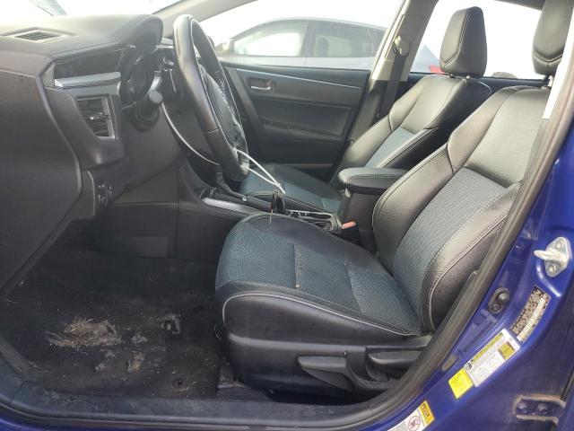 2T1BURHE0FC406229 - 2015 TOYOTA COROLLA L BLUE photo 7