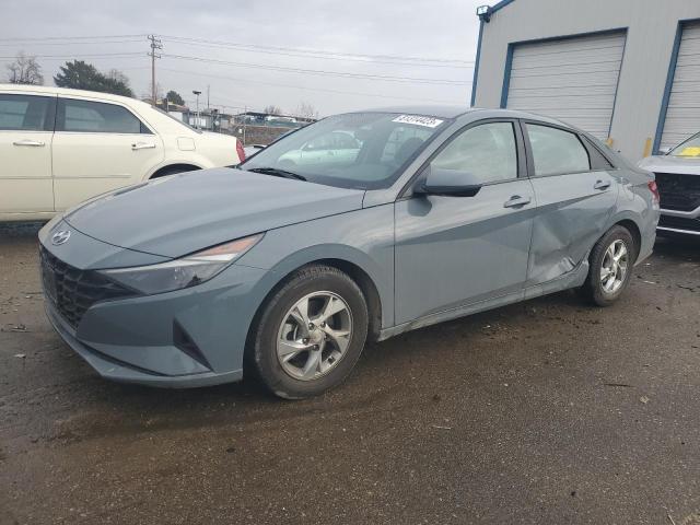 KMHLL4AG1NU349123 - 2022 HYUNDAI ELANTRA SE GRAY photo 1