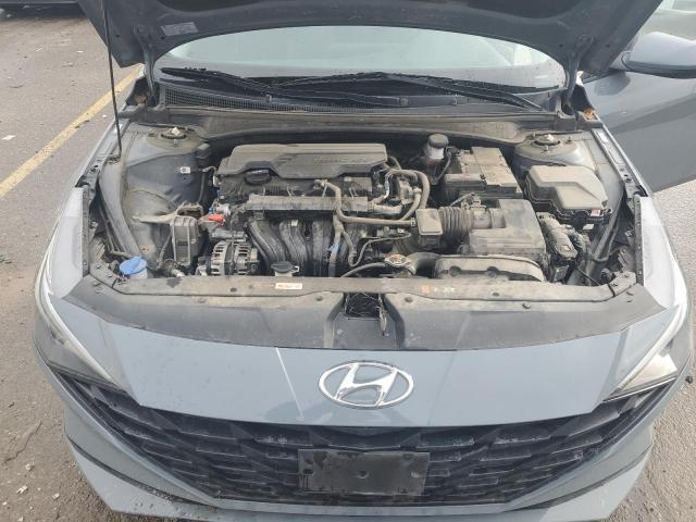 KMHLL4AG1NU349123 - 2022 HYUNDAI ELANTRA SE GRAY photo 11