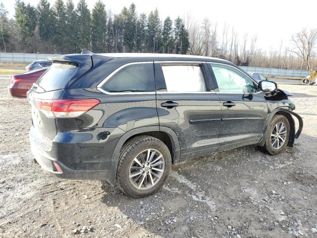 5TDJZRFH9KS629154 - 2019 TOYOTA HIGHLANDER SE BLACK photo 3