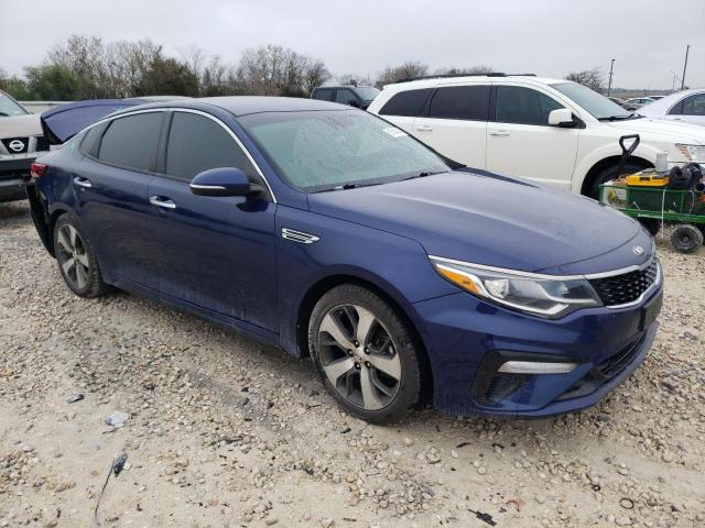 5XXGT4L30KG334405 - 2019 KIA OPTIMA LX BLUE photo 4