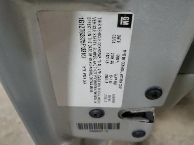 1G1ZT62875F133162 - 2005 CHEVROLET MALIBU MAXX LS 银色 照片 12