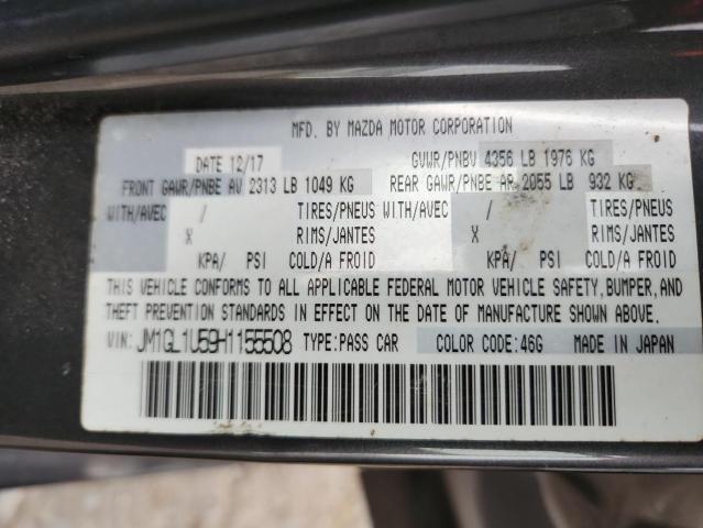 JM1GL1U59H1155508 - 2017 MAZDA 6 SPORT 灰色 照片 12