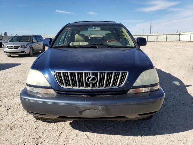 JTJGF10U730162568 - 2003 LEXUS RX 300 BLUE photo 5