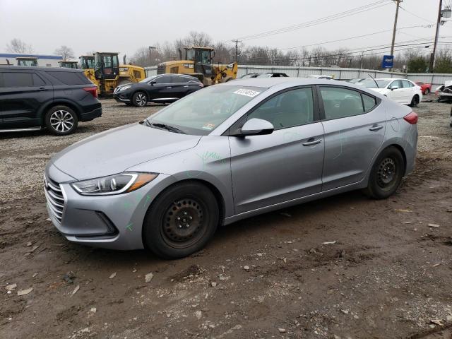 5NPD84LF5HH127908 - 2017 HYUNDAI ELANTRA SE GRAY photo 1