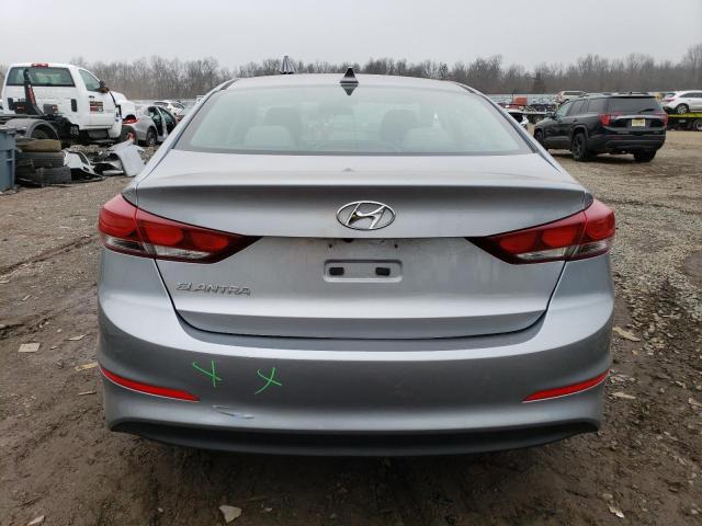 5NPD84LF5HH127908 - 2017 HYUNDAI ELANTRA SE GRAY photo 6