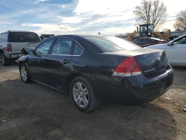 2G1WG5E33C1265566 - 2012 CHEVROLET IMPALA LT BLACK photo 2