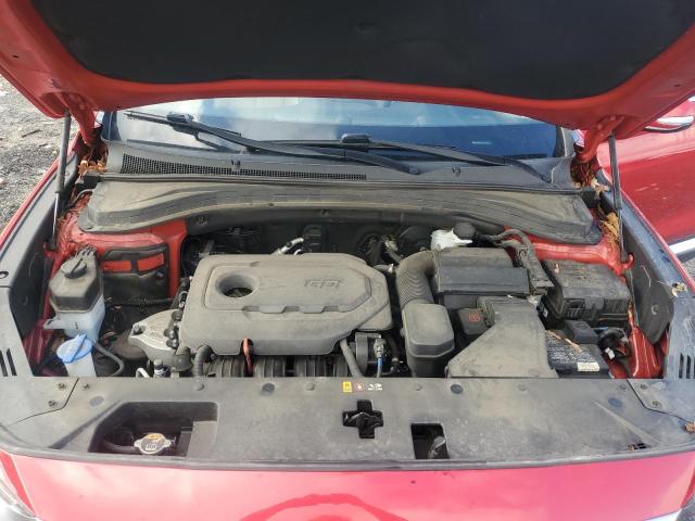 5NMS3CAD9LH229140 - 2020 HYUNDAI SANTA FE SEL RED photo 12