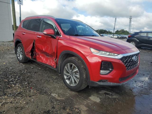 5NMS3CAD9LH229140 - 2020 HYUNDAI SANTA FE SEL RED photo 4