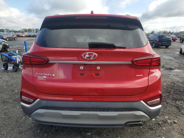 5NMS3CAD9LH229140 - 2020 HYUNDAI SANTA FE SEL RED photo 6