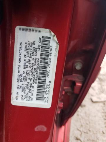 1NXBR32E83Z005884 - 2003 TOYOTA COROLLA CE RED photo 13