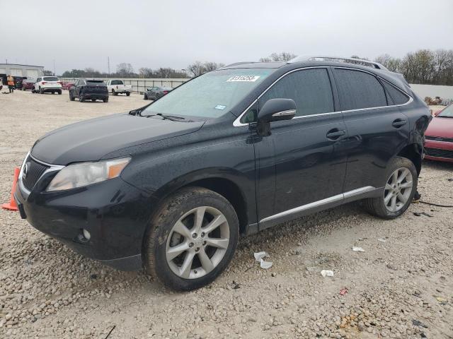 2T2ZK1BA1BC043764 - 2011 LEXUS RX 350 BLACK photo 1