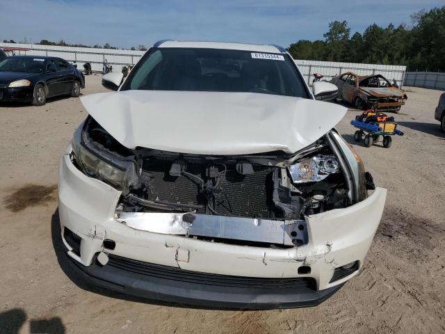 5TDKKRFHXFS098352 - 2015 TOYOTA HIGHLANDER XLE WHITE photo 5
