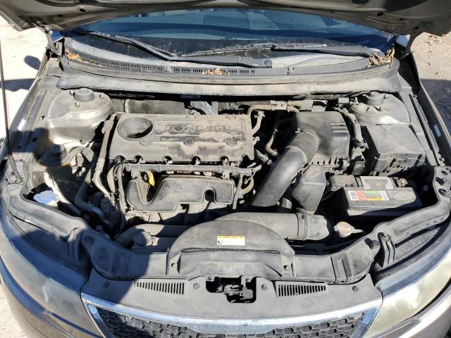 KNAFU4A25C5597852 - 2012 KIA FORTE EX GRAY photo 11